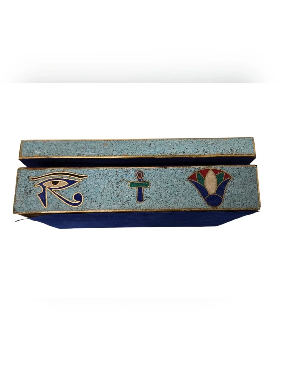 Egyptian Revival cloisonné enamel trinket box‎
